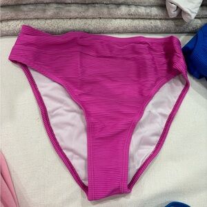 High waisted bikini bottom